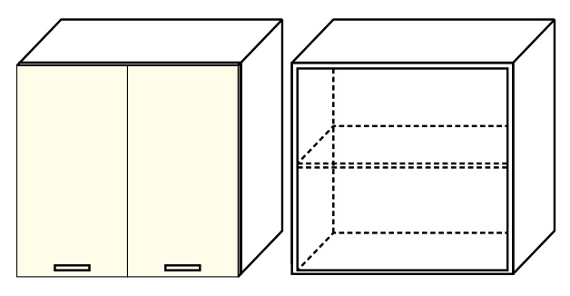 Фото Кухня Диана-4 (ЛДСП) шкаф настенный 1000 (ШВ-101) от производителя Фант-мебель в Донецке по цене 3 380 ₽