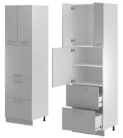 Кухня Монс пенал ПСВ-62 (белый, графит,(Леко)) в Донецке от производителя 