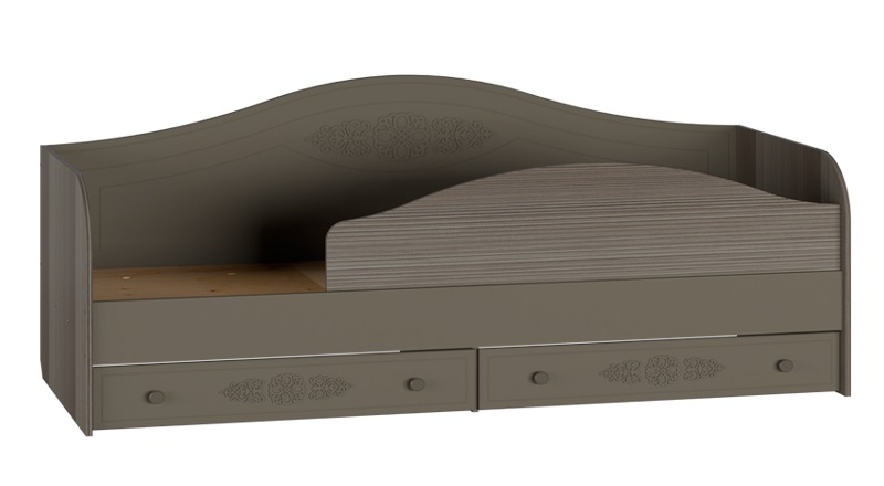 Фото Кровать односпальная Ассоль плюс АС-10 (СМ 80х200) комплектуется настилом от производителя Компасс в Донецке по цене 27 800 ₽