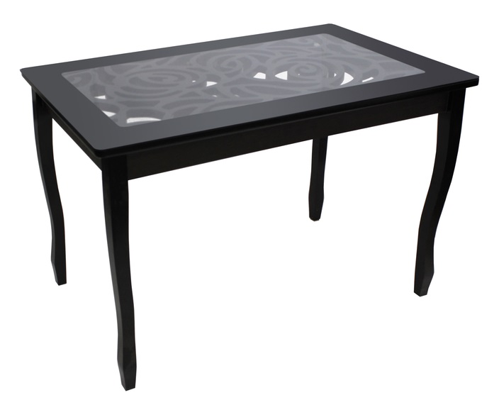 Фото Стол обеденный Стиль 2 Ажур от производителя Мебель из стекла в Донецке по цене 13&nbsp;370 ₽