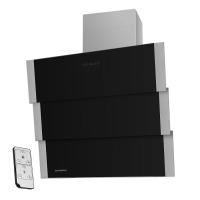 Вытяжка наклонная Cascada 90 (900х415хh1100(1400)) (Материал Металл/Стекло , Цвет Металлик/Черный) в Донецке от производителя в интернет магазине Планета Комфорта Вытяжка наклонная Cascada 90 (900х415хh1100(1400)) (Материал Металл/Стекло , Цвет Металлик/Черный) в Донецке от производителя
