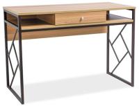 Стол компьютерный Signal Tablo B  (металл, мдф-дуб,  темно-коричневый (Signal) ) в Донецке от производителя 