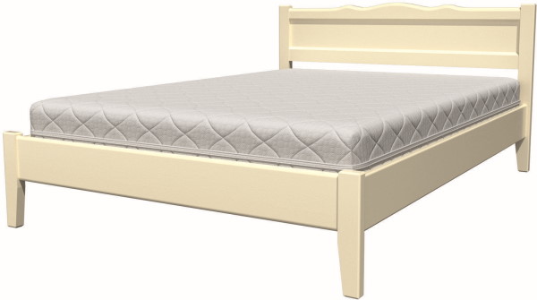 Фото Кровать двуспальная Карина-7 (СМ 140х200) без основания с универсальными царгами от производителя Браво-мебель в Донецке по цене 14 520 ₽