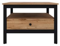 Стол журнальный Loft LAW (мдф, лдсп-дуб вотан,  черный (Black Red White (БРВ)) ) в Донецке от производителя 