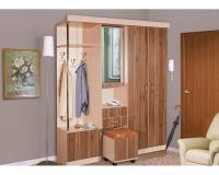Прихожая Елена 3 (Цвет корпуса:ясень шимо светлый, цвет фасада:ясень шимо темный (Мебель Маркет) ) в Донецке от производителя 