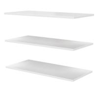 Комплект полок Грация (ЛДСП) на шкаф с витриной 2 дв. (белый  (Браво-мебель) ) в Донецке от производителя 