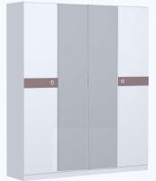 Шкаф для одежды Саманта СМ11А (дуб седан, дуб седан-кремовый,(Заречье)) в Донецке от производителя 