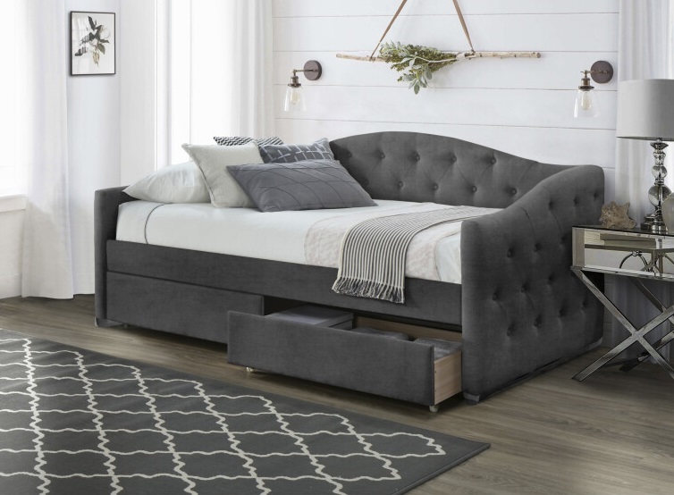 Фото Кровать односпальная Halmar Aloha (СМ 90х200) c ортопедическим основанием от производителя Halmar  в Донецке по цене 54 950 ₽