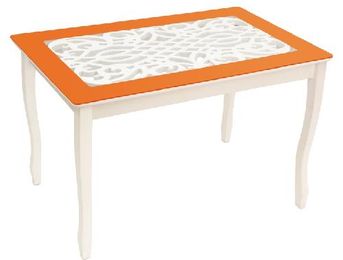 Стиль 2 Ажур IV оранжевый-триумф белый