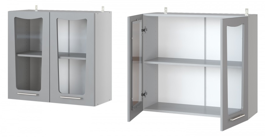 Фото Кухня Парма шкаф навесной АВ-80 от производителя Леко в Донецке по цене 6&nbsp;660 ₽