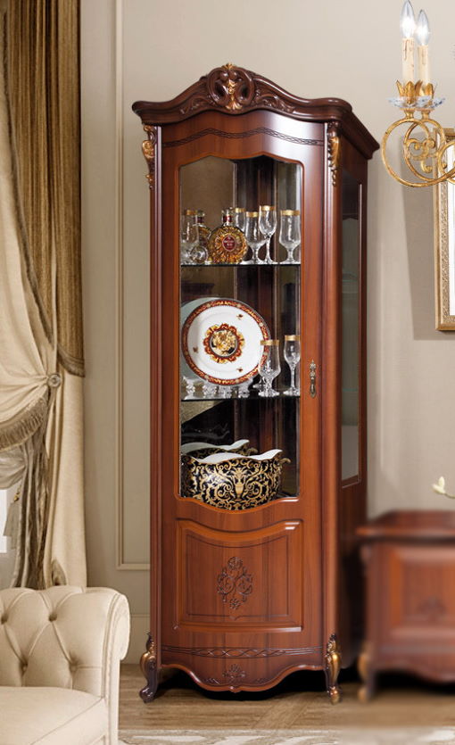 Фото Шкаф-витрина Аллегро 2 от производителя Слониммебель в Донецке по цене 39&nbsp;300 ₽