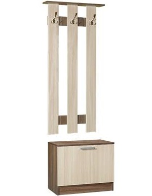 Фото Вешалка с тумбой малая Машенька от производителя Мебель Маркет в Донецке по цене 5 530 ₽