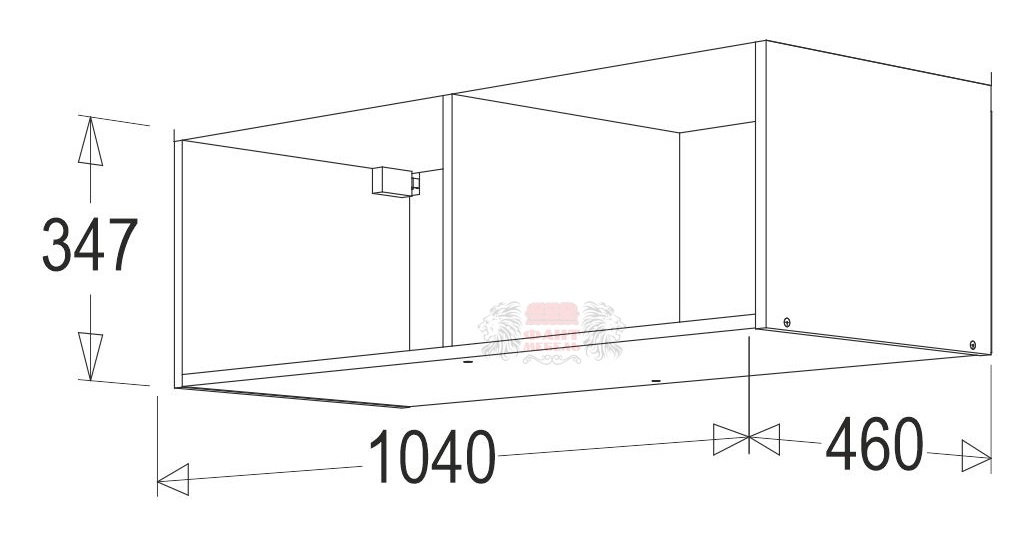 Фото Секция навесная Александра 23 (ЛДСП) от производителя Фант-мебель в Донецке по цене 3 360 ₽
