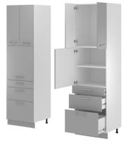 Кухня Монс пенал ПСВ-63 (белый, графит,(Леко)) в Донецке от производителя 