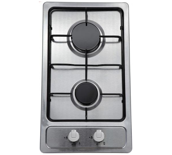 Фото Варочная поверхность газовая 2-х конф. VENTOLUX HG320 EES INOX 2 (600х520хh43) от производителя  в Донецке по цене 9 050 ₽