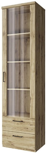 Фото Шкаф с витриной 1V2S Дорсет (Doorset) от производителя Анрэкс в Донецке по цене 16 980 ₽
