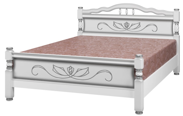 Фото Кровать односпальная Карина-5 (СМ 120х200) без основания с универсальными царгами от производителя Браво-мебель в Донецке по цене 16&nbsp;840 ₽