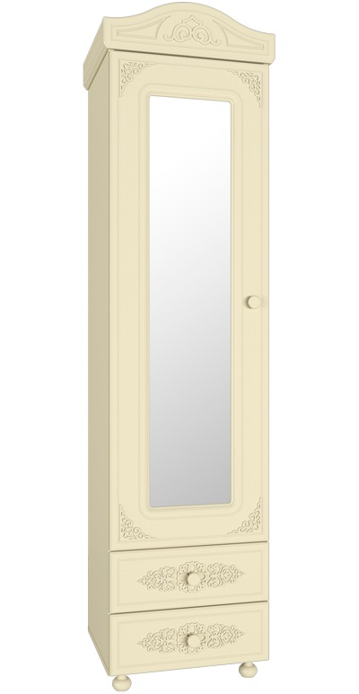 Фото Шкаф-пенал Ассоль плюс АС-1 с зеркалом от производителя Компасс в Донецке по цене 28&nbsp;310 ₽