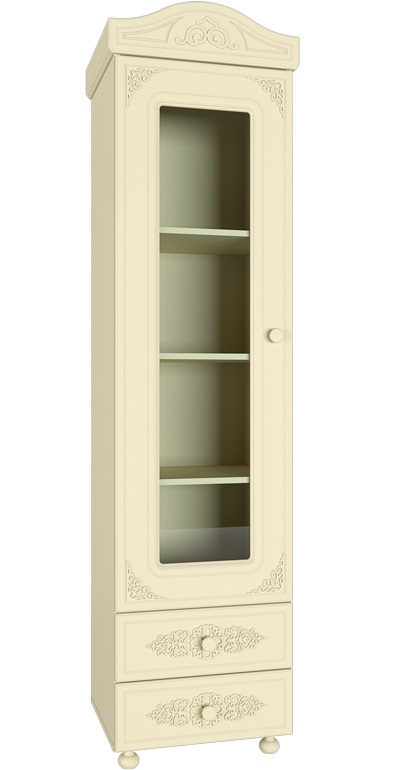 Фото Шкаф-пенал со стеклом Ассоль плюс АС-1  от производителя Компасс в Донецке по цене 27&nbsp;850 ₽