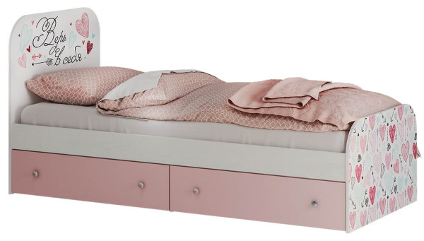 Фото Кровать детская Малибу КР-10 Light (СМ 80х186) с ящиками от производителя БТС  в Донецке по цене 12 740 ₽