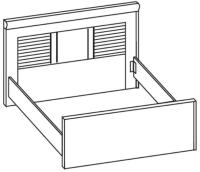 Фото krovati-nedorogie кровать двуспальная прованс (см 160х200) без основания производитель Ставрополь Мебель