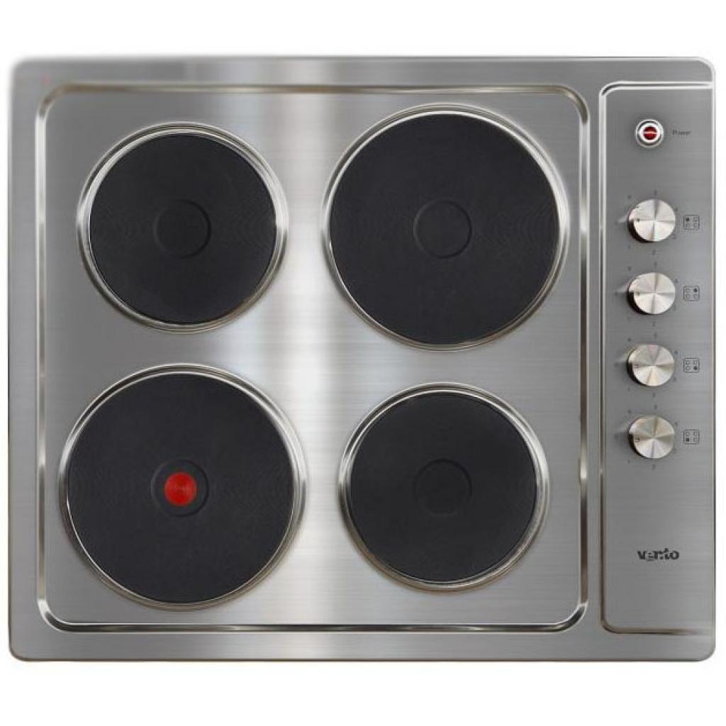 Фото Варочная поверхность электрическая 4-х конф. VENTOLUX HE604 (INOX) 1 (590х510хh30) от производителя  в Донецке по цене 7 870 ₽