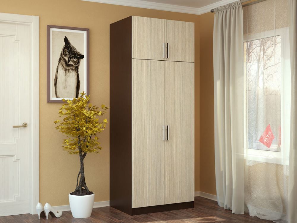 Фото Шкаф с перегородкой (80) двухдверный от производителя БТС  в Донецке по цене 10 220 ₽