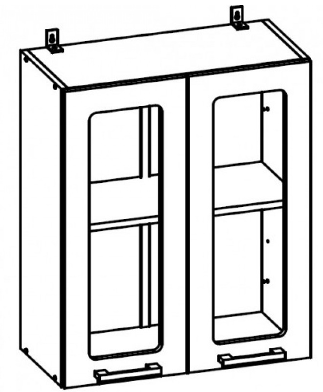 Фото Кухня Волна шкаф навесной Ш700с (72) от производителя SV-мебель в Донецке по цене 6 710 ₽