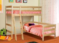 Фото  кровать двухъярусная в-2/4-н (см 80х190) основание ладе производитель Марибель