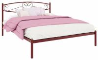 Фото metallicheskie-krovati кровать двуспальная каролина (см 160х190) трубка металл производитель Милсон
