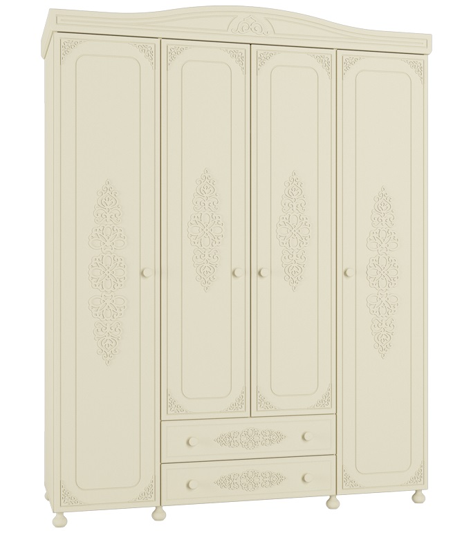 Фото Шкаф Ассоль плюс АС-28 (173) четырехдверный от производителя Компасс в Донецке по цене 71&nbsp;310 ₽