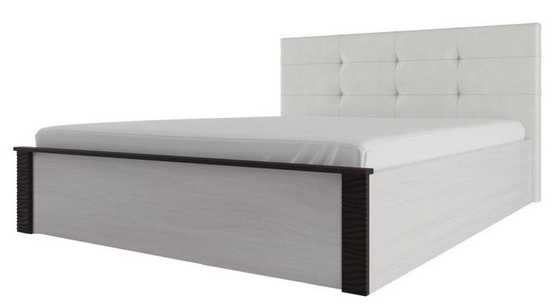 Фото Кровать двуспальная Гамма-20 с мягким изголовьем (СМ 140х200) без основания от производителя SV-мебель в Донецке по цене 25 150 ₽