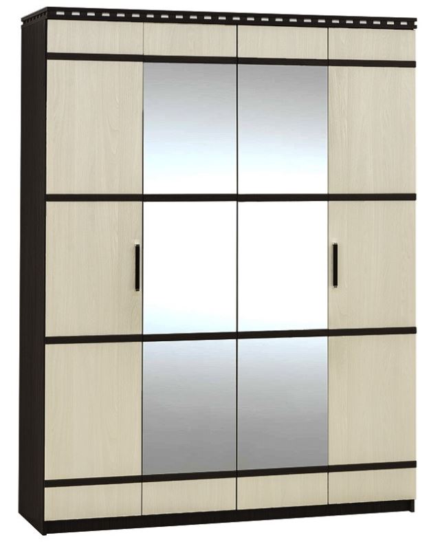 Фото Шкаф Ольга-13 (168) четырехдверный  от производителя Фант-мебель в Донецке по цене 24 300 ₽