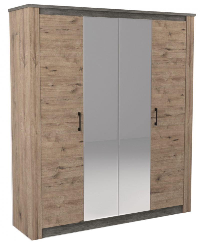 Фото Шкаф Денвер (192) четырехдверный от производителя СБК в Донецке по цене 46 000 ₽