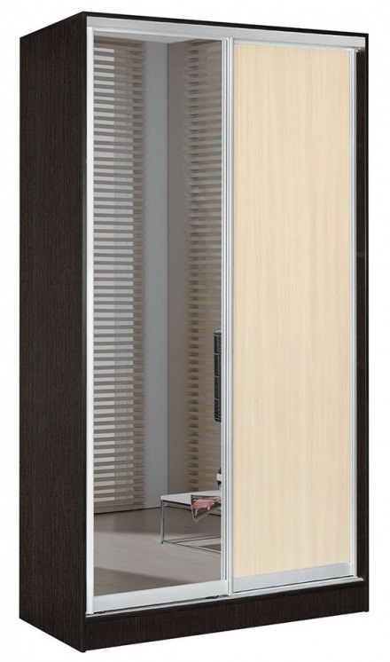 Фото Шкаф-купе Оскар 1.5 (1,2х0,6х2,2 - 2 двери) от производителя Мебель Маркет в Донецке по цене 37 200 ₽