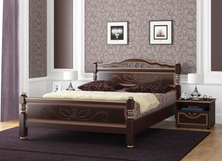 Фото Кровать односпальная Карина-5 (СМ 90х200) без основания с универсальными царгами от производителя Браво-мебель в Донецке по цене 15 210 ₽