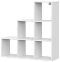 Стеллаж Токио (лесенка) (белый текстурный (No name) ) в #REGION_NAME_DECLINE_PP# от производителя в интернет магазине Планета Комфорта Стеллаж Токио (лесенка) (белый текстурный (No name) ) в #REGION_NAME_DECLINE_PP# от производителя