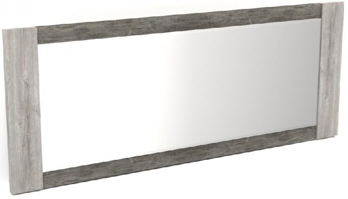 Зеркало навесное Денвер (риббек серый-камень темный (СБК) )