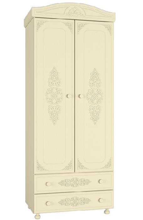 Шкаф Ассоль плюс АС-2 (83) двухдверный (ваниль, ваниль,(Компасс))