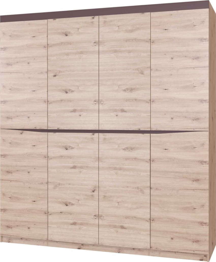 Фото Шкаф Тиана ШР-4 (200) без зеркал четырехдверный от производителя Браво-мебель в Донецке по цене 36 680 ₽