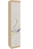 Фото  шкаф комбинированный форсаж одностворчатый с ящиками mkf-02 производитель Мебельсон