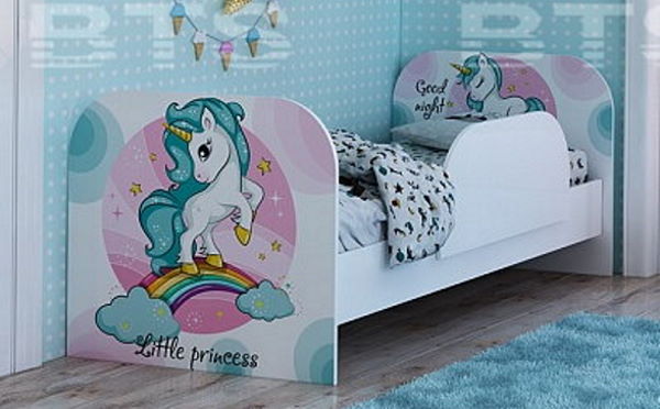 Фото Кровать детская Тойс КР-08 (СМ 80х180) от производителя БТС  в Донецке по цене 10&nbsp;440 ₽