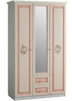 Шкаф Алиса (129) трехдверный с ящиками  (дуб саттер, крем,(Мебельсон)) в Донецке от производителя 