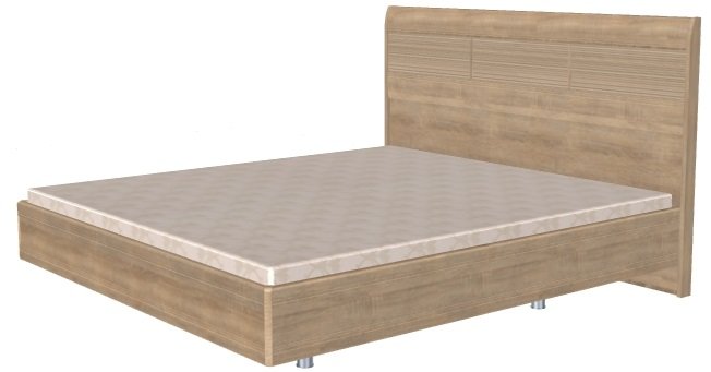 Фото Кровать двуспальная Мелисса КР-2804 (СМ 180х200) с ламельным основанием от производителя Лером в Донецке по цене 34 700 ₽