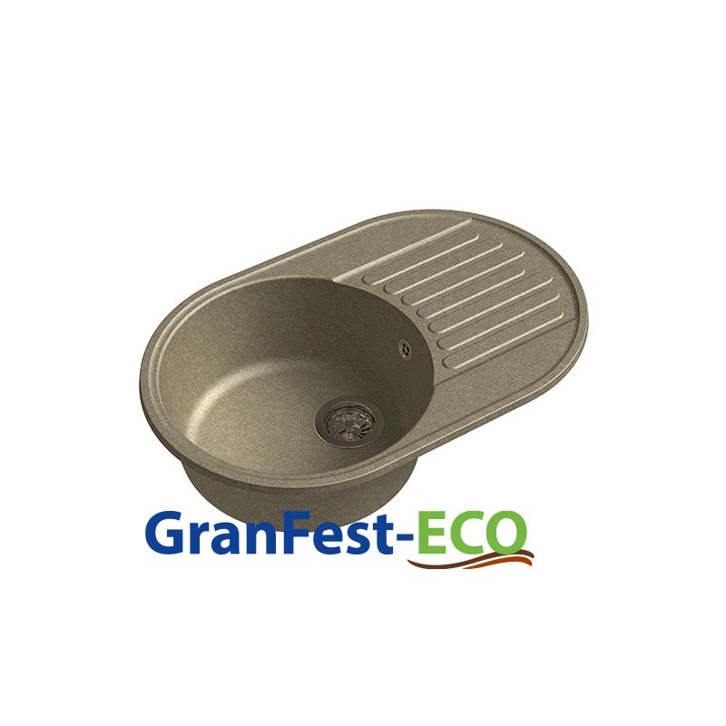 Фото Мойка Granfest eco-18 (ГР 740х480хh200) (шир.ящ.min 720) без сифона от производителя Granfest в Донецке по цене 4 050 ₽