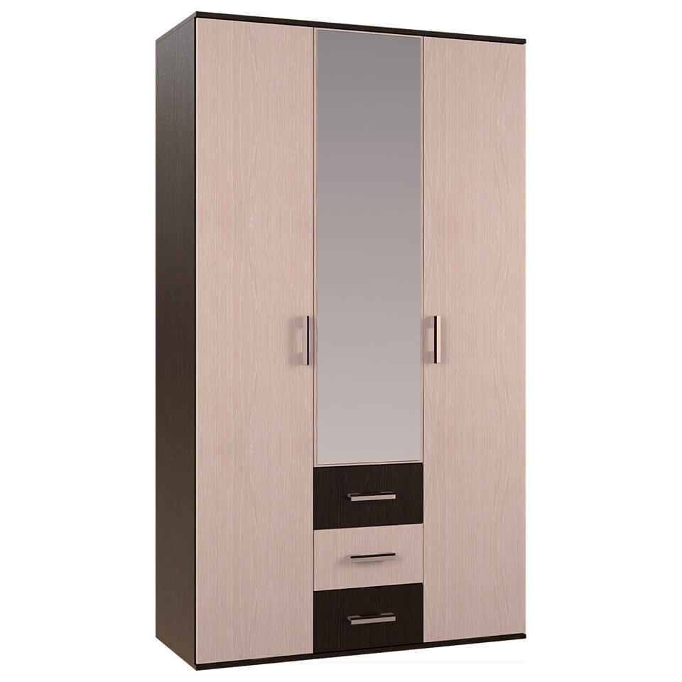 Фото Шкаф Белла (120) трехдверный  от производителя БТС  в Донецке по цене 13&nbsp;310 ₽