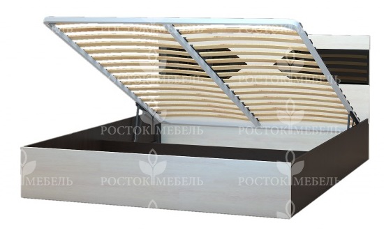 Фото Кровать двуспальная Ника-1 КД-2.9 (СМ 160х200) с подъемным механизмом от производителя Росток в Донецке по цене 26 360 ₽