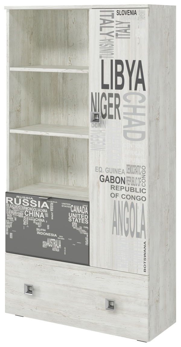 Фото Шкаф книжный Поло от производителя Регина в Донецке по цене 9&nbsp;430 ₽