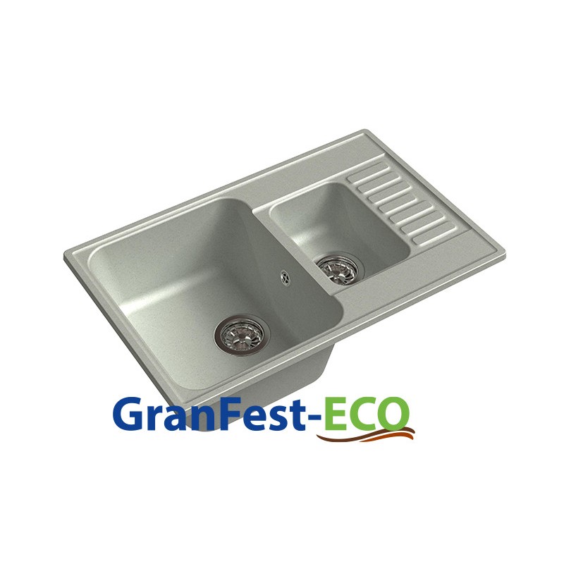 Фото Мойка Granfest eco-21К (ГР 740х480хh200) (шир.ящ.min 720) без сифона от производителя Granfest в Донецке по цене 4 100 ₽