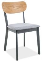 Стул Signal Vitro ( Обивка стула:ткань, графит/дуб, серый (Signal) ) в Донецке от производителя 